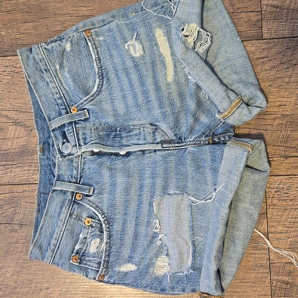 Levi's Jean Shorts Size 24W - Picture 1 of 5
